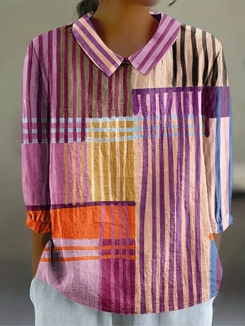 Sofia™ | Farverig og komfortabel bluse