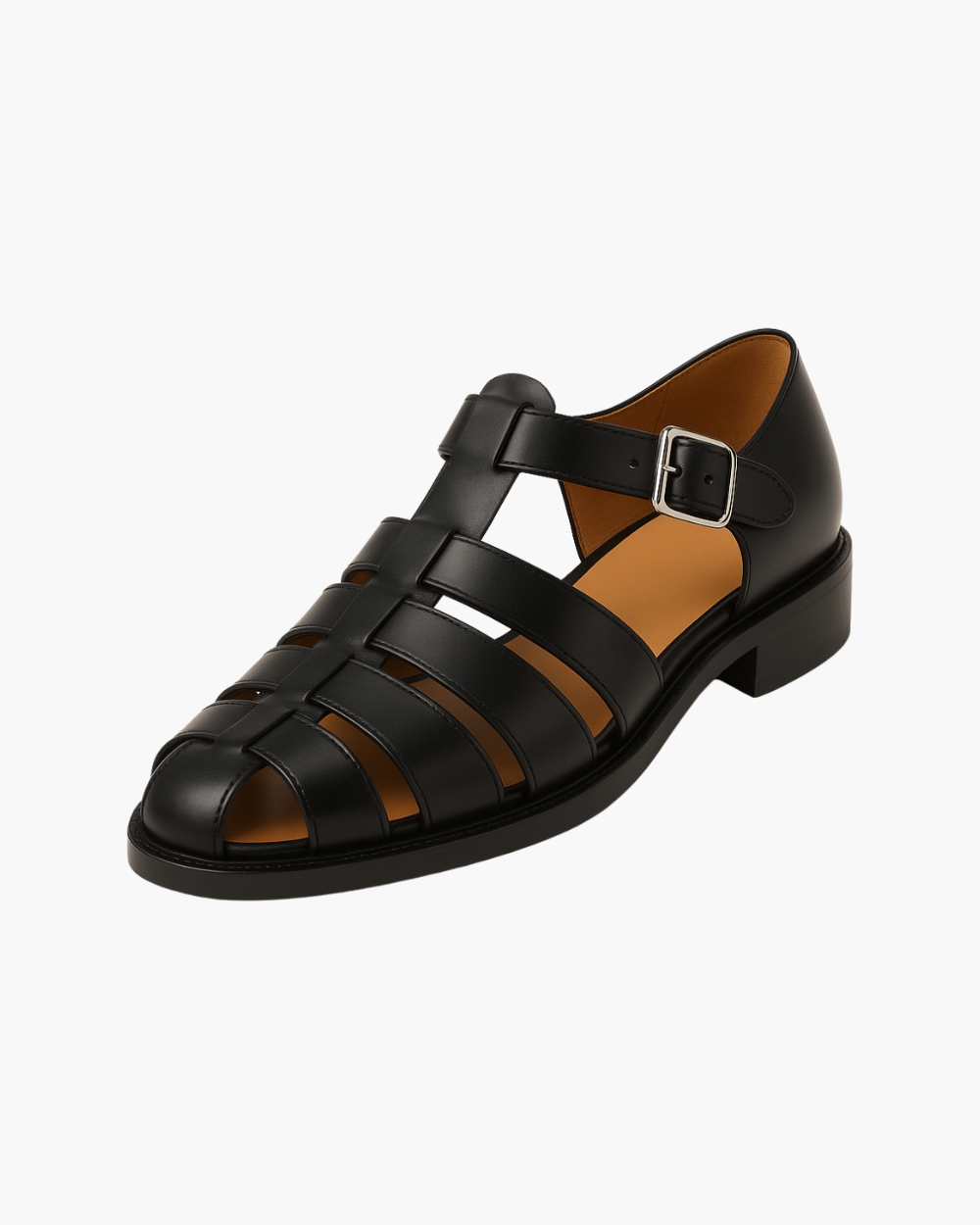 Renaud™ | Elegant lukket sandal med rem og spænde
