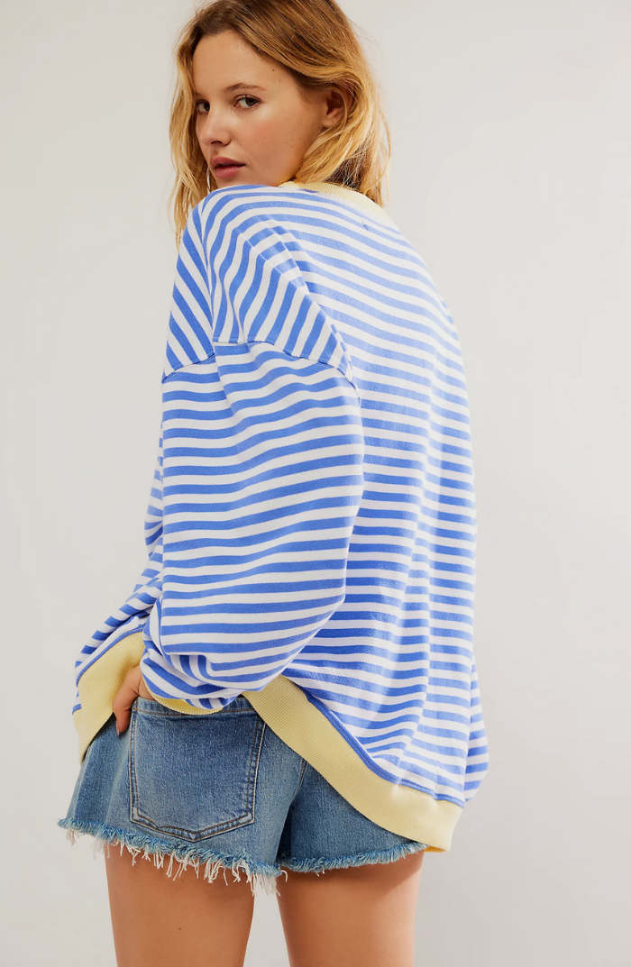 LENA | Oversized stribet sweater