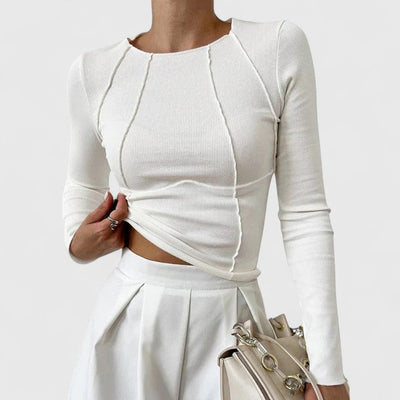 Rozminda™ – Blød top med lange ærmer