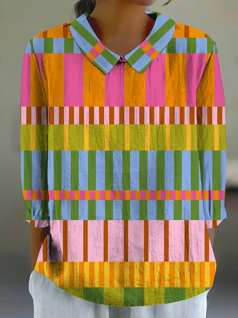 Sofia™ | Farverig og komfortabel bluse