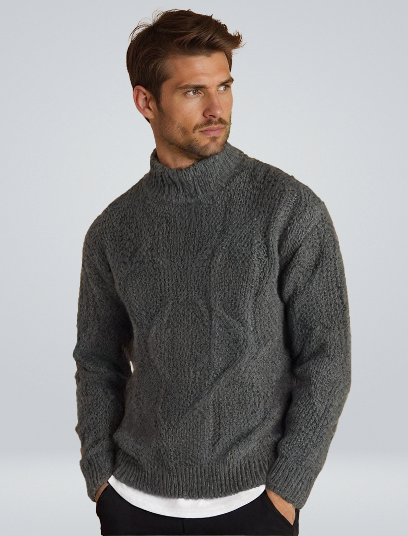 Lars | Vinter Strik Turtleneck Sweater