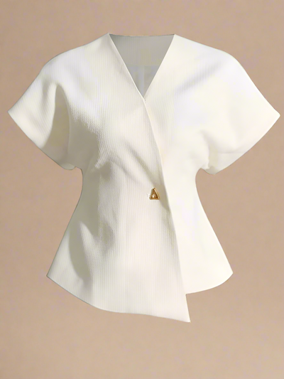 Cevalin | Top Skulpturel Silhuet med Guldspænde