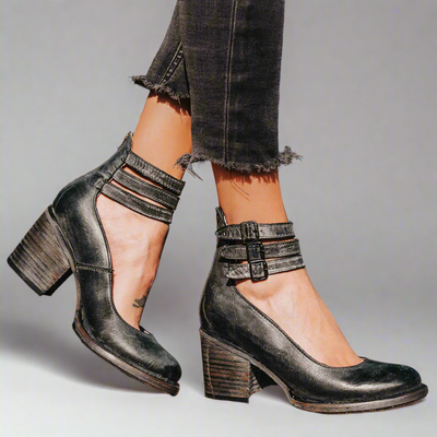 Azadeh | Stilfulde Ankelstøvler med Spænde