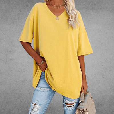 Nikita | Stilfuld Oversized V-Neck T-shirt