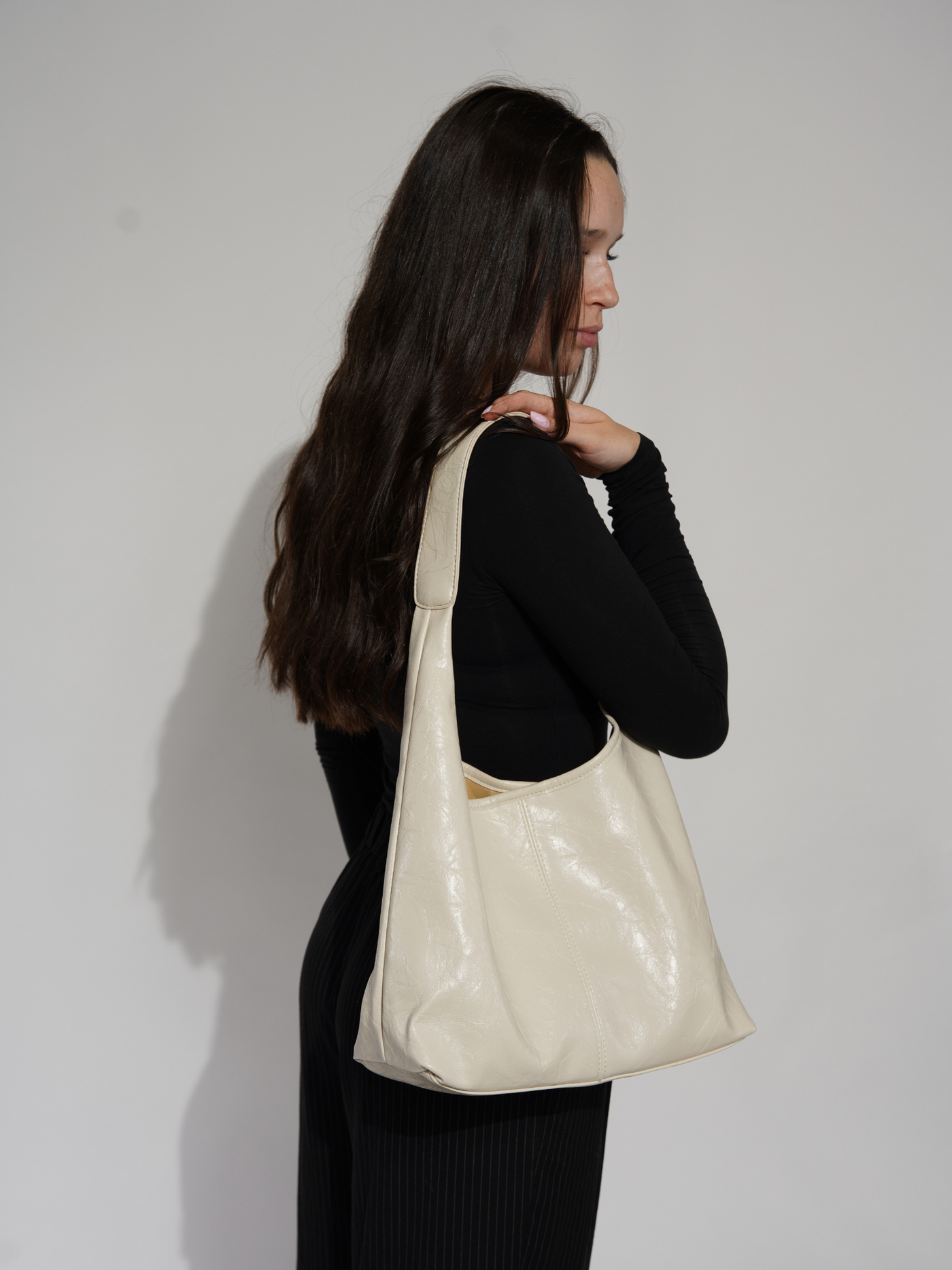Jytte | Chic Sort Hobo Taske