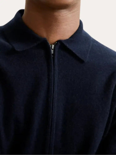 Cashmere Jakke Marineblå