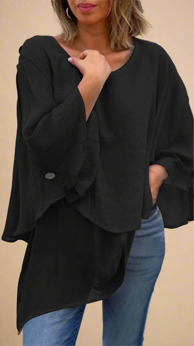 Lumiere | Luftig top med flere lag