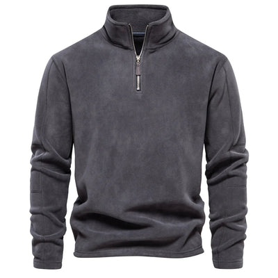 Henrik | Varm fleece krave sweatshirt