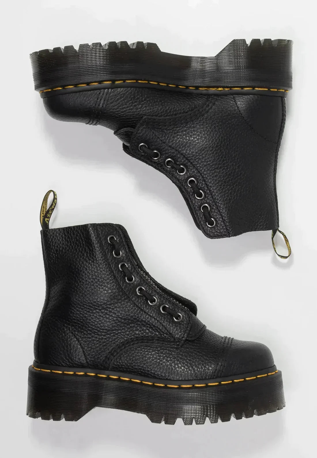 Gry™ | Stilfulde Zip-Up Platform Støvler