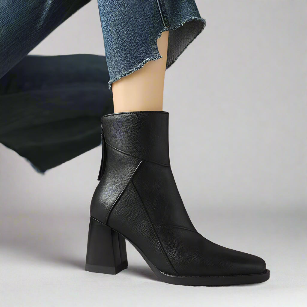 Paola | Komfortabel dame læderstøvle
