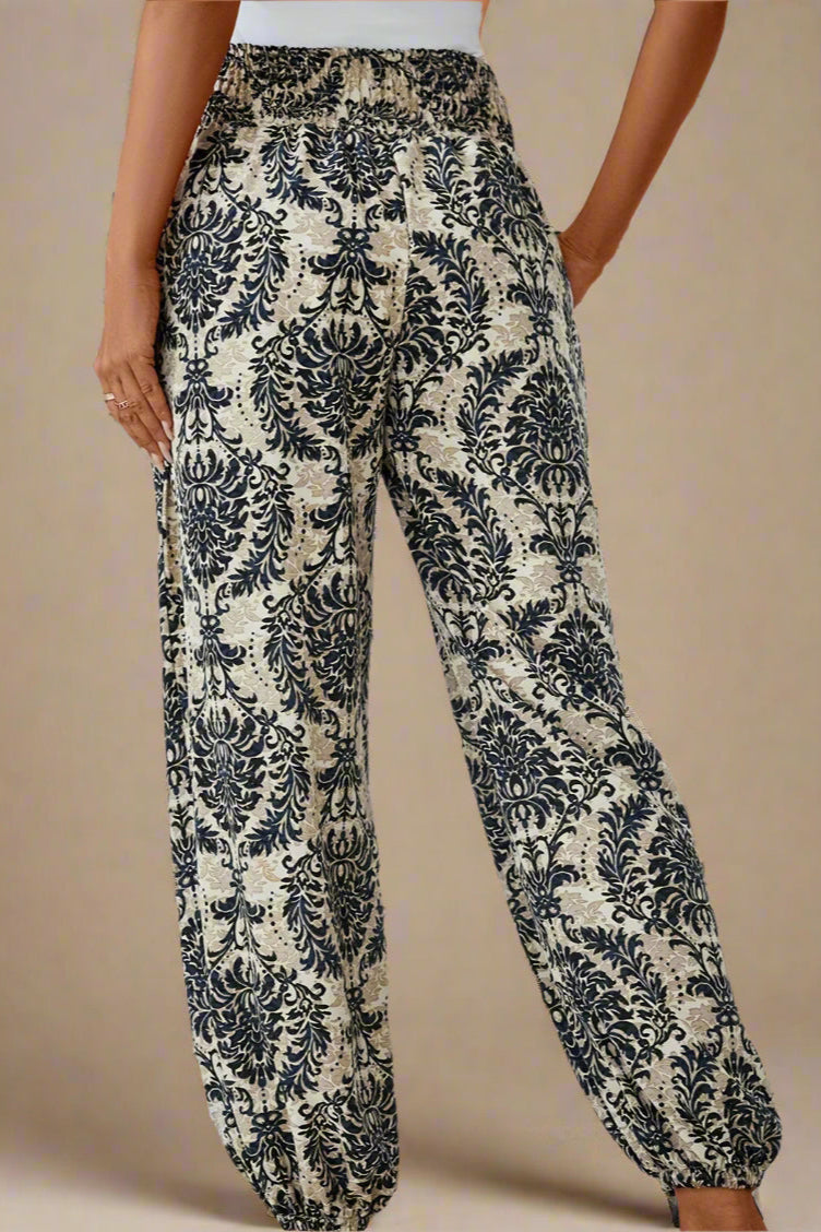 LIVA BUKSER | Kunstnerisk Mønster & Afslappet Elegance