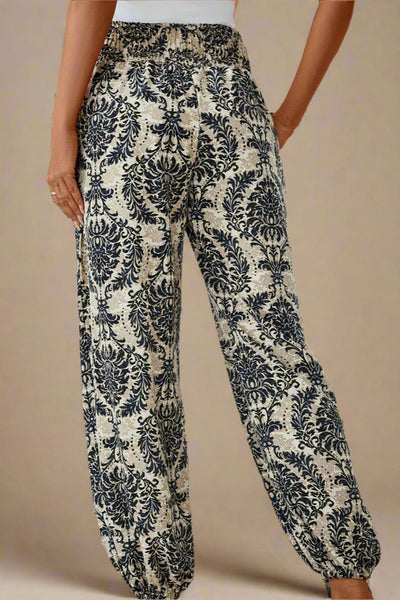 LIVA BUKSER | Kunstnerisk Mønster & Afslappet Elegance