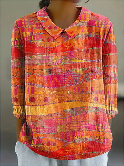 Sofia™ | Farverig og komfortabel bluse