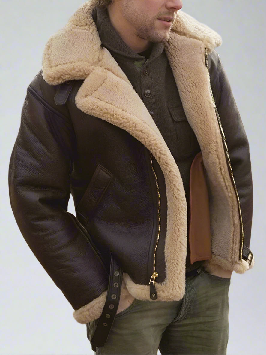 Kristian | Premium jakke i shearling-stil