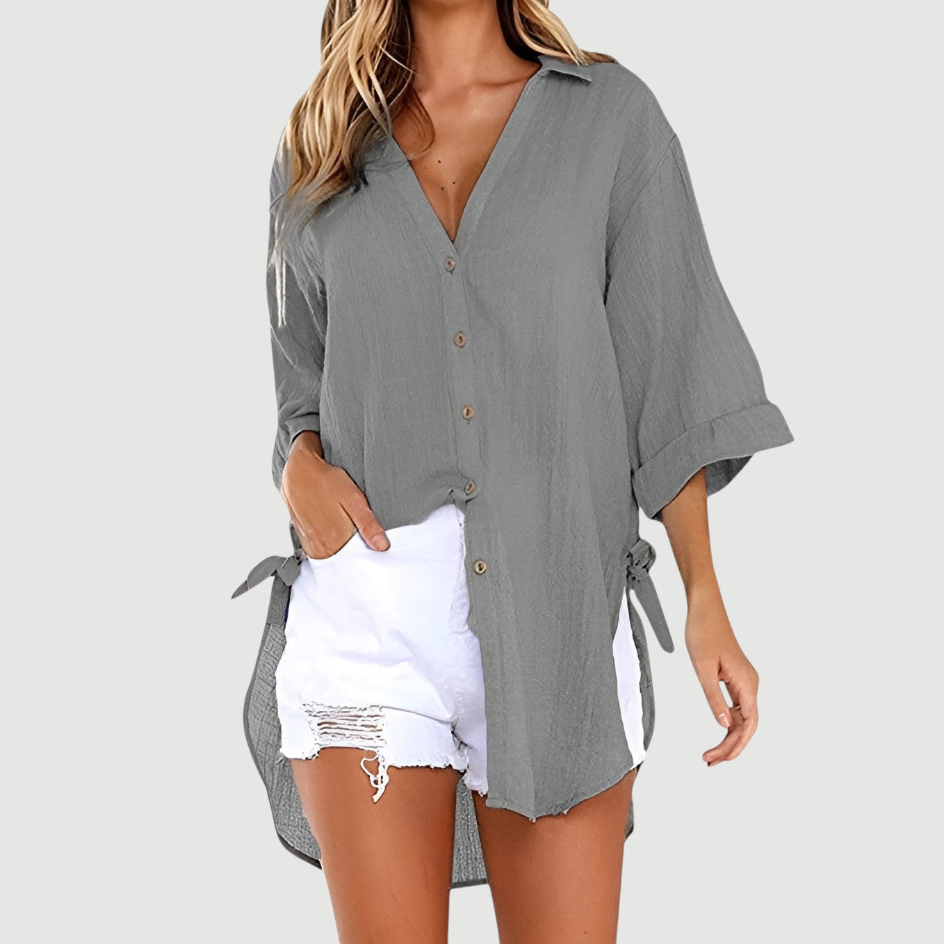 Ruta™ – Luftig og behagelig hørbluse