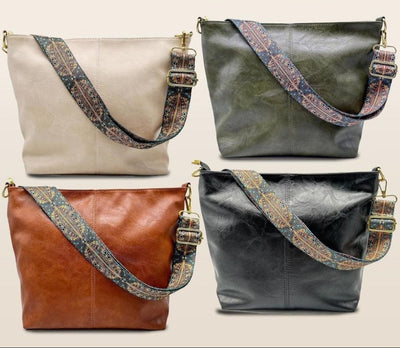 ZEPHYROS™ – TIDLØS LÆDER-SKULDERTASKE MED KLASSISK DESIGN